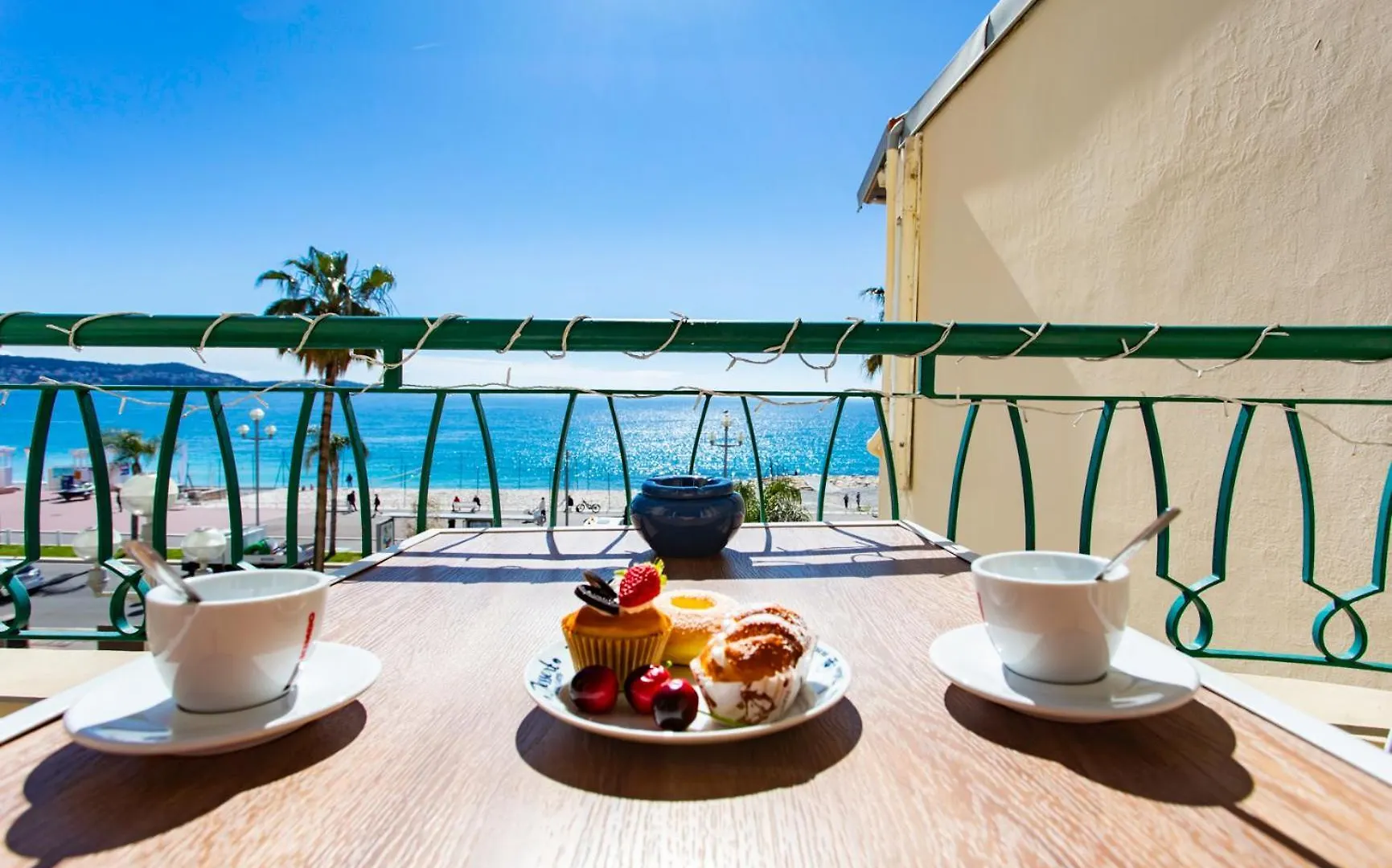 #35 Suite Promenade Vue Mer Proche Aeroport Balcon &Ac Nice