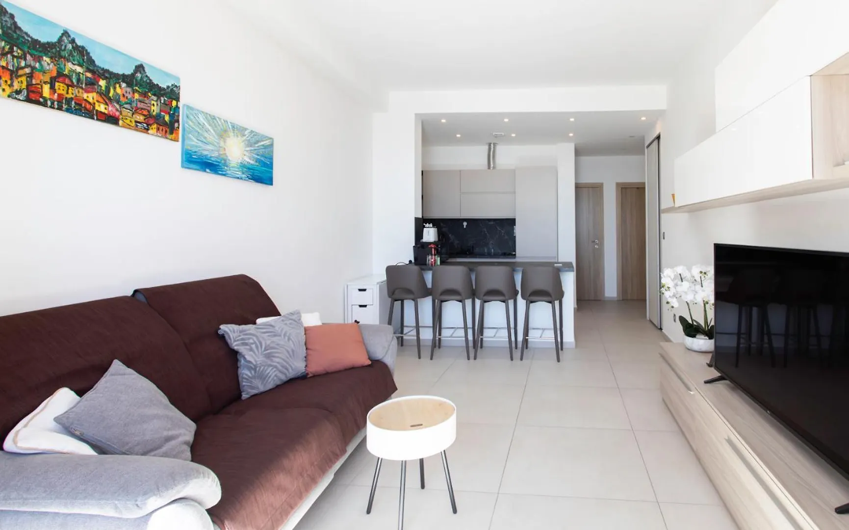 #35 Suite Promenade Vue Mer Proche Aeroport Balcon &Ac Nice 0*,  France